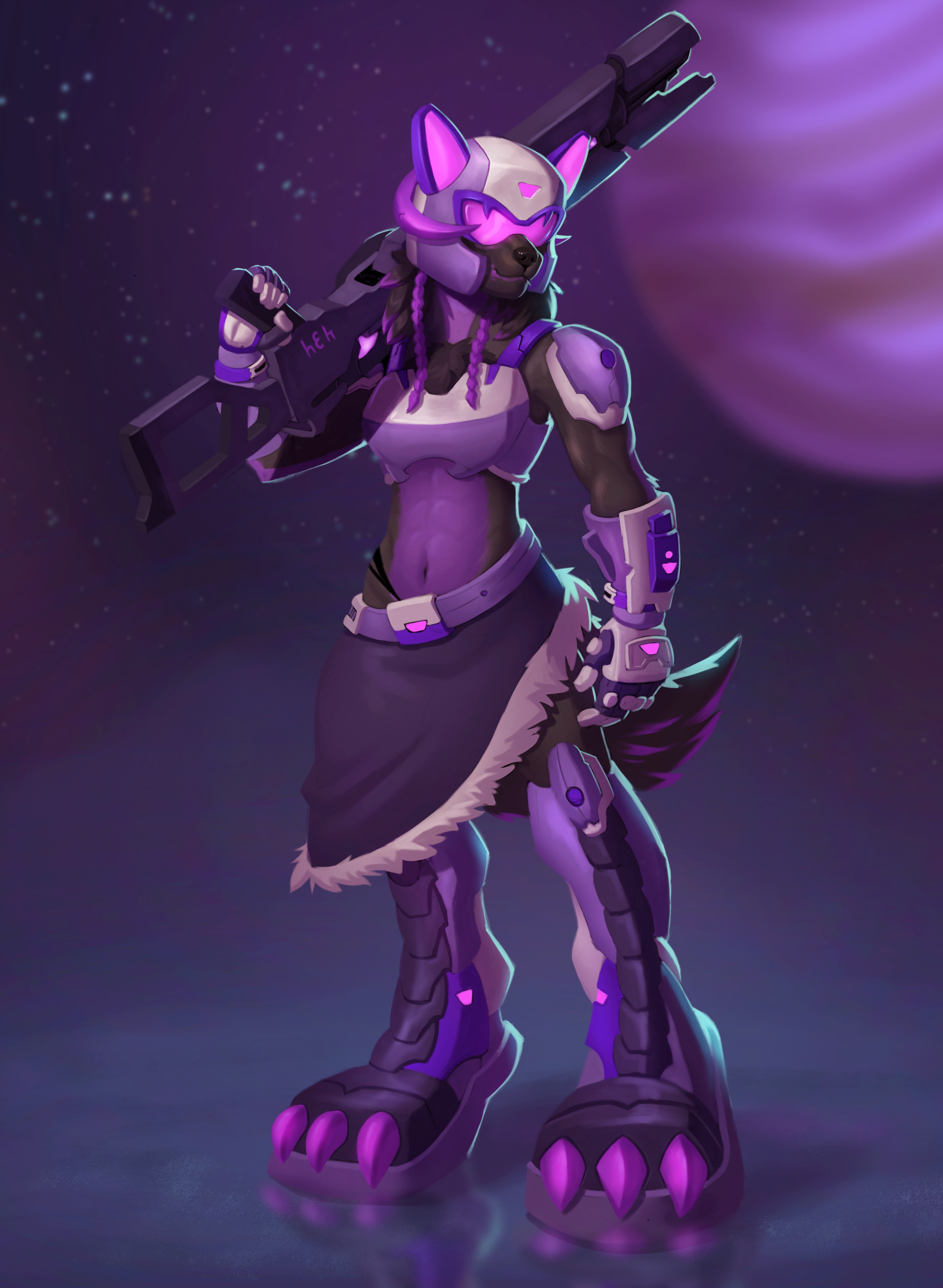 Full body commission of Lilith, done by the amazing @sir_lorart on Twitter.