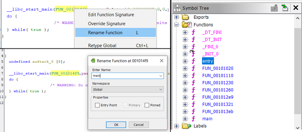 Renaming the main function. LILITH{L337_H7ML_S0URC3_V13W3R}